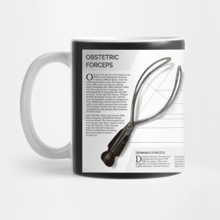 Informational Obstetric Forceps Poster Mug